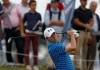 US Open 2022: Matt Fitzpatrick y su coronación en Brookline Matthew Fitzpatrick golpeando la bola con un driver desde el tee en un torneo de golf.