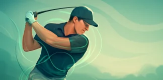 Técnicas avanzadas de los profesionales para perfeccionar el swing Golfista profesional perfeccionando su swing con técnicas avanzadas para mejorar la precisión y la potencia en cada golpe.