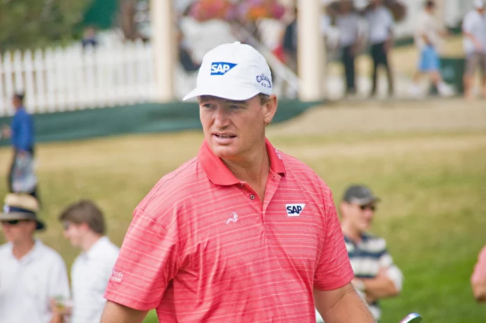 Ernie Els, campeón del US Open y el British Open, golfista de renombre mundial.