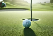 ¿Qué es un Green en Regulación? Clave para Bajar tu Hándicap Bola en el green con bandera visible, alcanzando el green en regulación