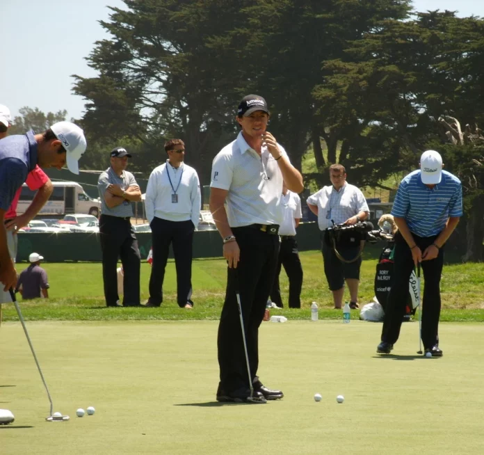 Rory McIlroy en acción durante el US Open
