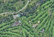 Detroit Golf Club: Historia, Diseño y Claves del Campo Sede del Rocket Mortgage Classic Vista completa del Detroit Golf Club desde el aire