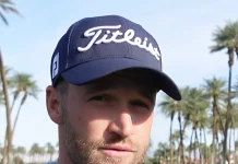 Wyndham Clark y el US Open 2023: una victoria épica en Los Ángeles Wyndham Clark en el tee de salida, preparado para ejecutar su drive en un par 5